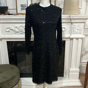 Legends by Judy Berger sequin dress black
